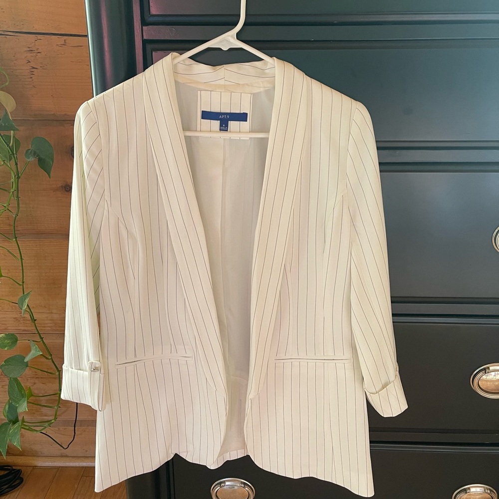 Pinstripe blazer